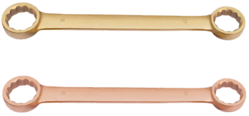 25 x 28mm Double Ended Flat Ring Wrench Cu-Be T&E Tools CB153A-2528
