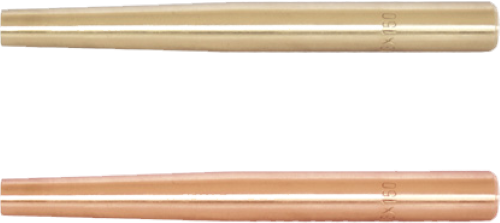22mm x 250mm Length Straight Barrel Drift Cu-Be T&E Tools CB223E-1022