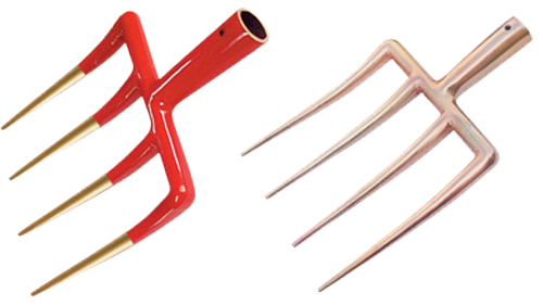 200 x 327mm Four Prong Fork (Copper Beryllium) T&E Tools CB276-1002