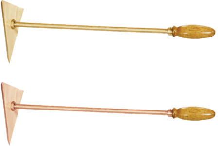 150 x 470mm 3 Side Plate Scraper (Copper Beryllium) T&E Tools CB299-1002