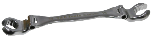 14 x 15mm 12 Point Flex Head Flare Nut Wrench T&E Tools CM1415M