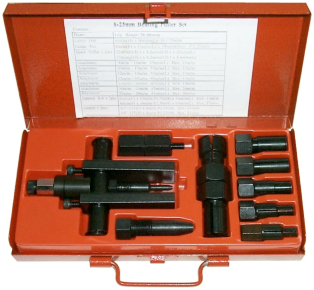 Bridge Type Blind Hole Bearing Puller Set T&E Tools CR0F1