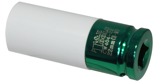 22mm Deep Thin Wall Socket 1/2" Drive With Sleve T&E Tools CW404-22