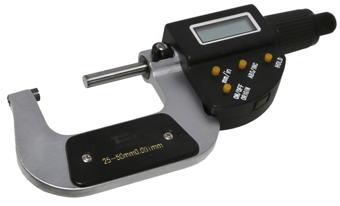 Digital Outside Micrometer (25 to 50mm) T&E Tools DM1620-2