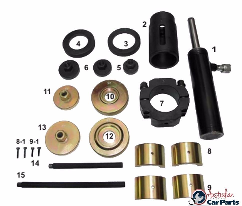 12 Ton Hydraulic Truck Spring Pin Metal Bush Remover/Installer T&E Tools E1181