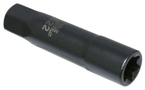 E22 " E" Series Torx Insert Bit 22mm x 107mm long T&E Tools E15022