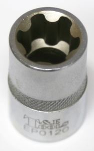 20EP x 1/2" Drive Female Torx Socket T&E Tools EP0120