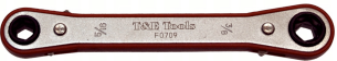 3/8"x9/32", 1/4"x5/16"D/E Ratchet Ring T&E Tools F0709
