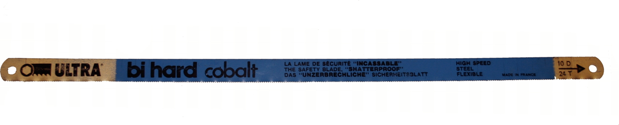 10Pc. Pack 12" 24Tpi High Speed Hacksaw Blade T&E Tools FH1224