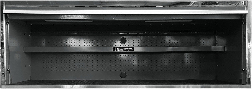 Tool Box Hutch Cabinet 76" Godfather Mega Series Black T&E Tools TE-GF7601BK