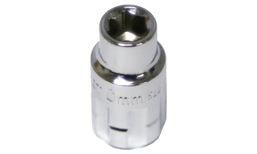 M13 Drive 6mm Hollow Socket T&E Tools GR52206