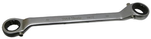 Offset Ratchet Ring Spanner Wrench Set Metric Heavy-Duty 7 Piece T&E Tools GW7S