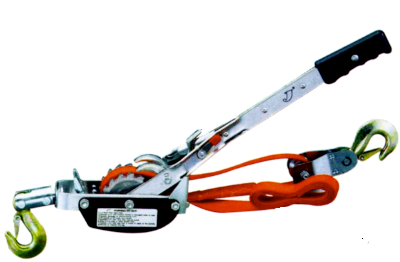 Ratcheting Cable Puller 1 Ton Webbing Power Puller T&E Tools HPW211