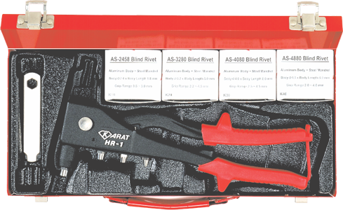Industrial Hand Riveter Kit T&E Tools HR31SK