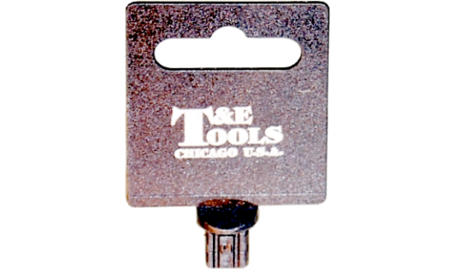 Plastic Hang Tag 1/2" Drive T&E Tools HT16