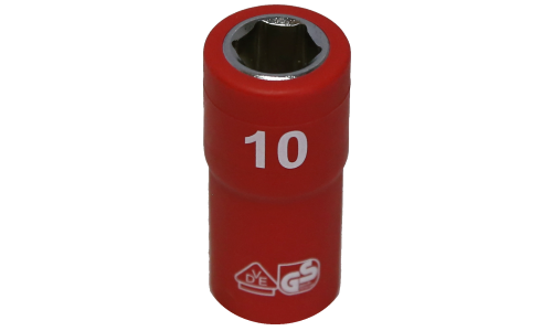 6 Point VDE Insulated Socket (10mm) T&E Tools IS20102