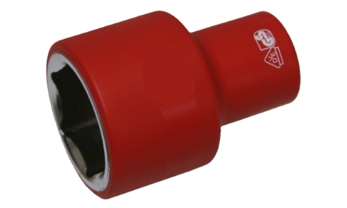 Insulated Socket 27mm x 1/2"Drive 6Pt VDE T&E Tools IS26275