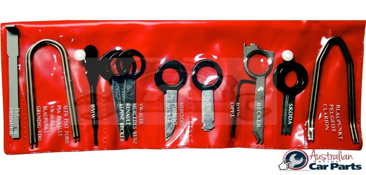 20 Piece Radio Removal Tool Set T&E Tools J5900