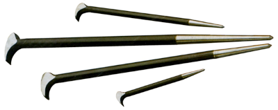 Roll Head Pry Bar 4 Piece Set (Lady Foot Type) T&E Tools J7100