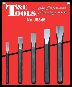 Cold Chisel Set 5 Piece T&E Tools J8345