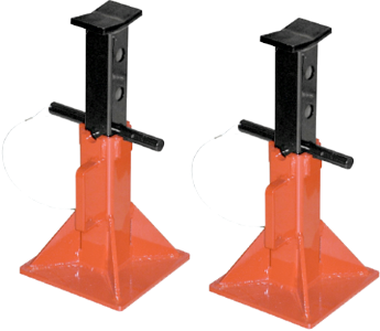 22 Ton Jack Stand Heavy Duty (Pin Type) Pair T&E Tools JS022