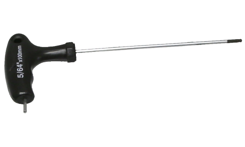 5/64" T-Handle Ball Hex Key T&E Tools M1205