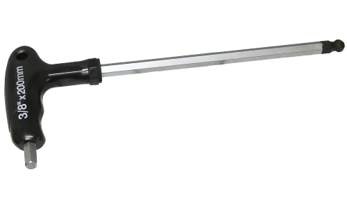 3/8" T-Handle Ball Hex Key T&E Tools M1224