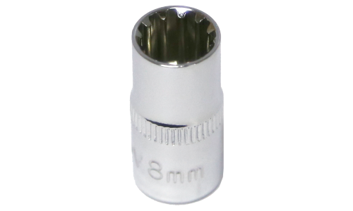 8mm x 1/4"Dr. Multi Lock Socket T&E Tools M5208