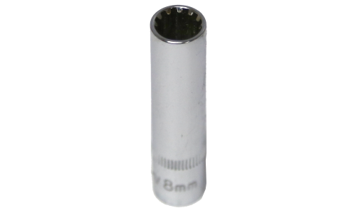 8mm x 1/4"Drive Deep Multi-Lock Socket T&E Tools M5208L