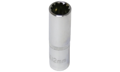 12mm x 3/8" Drive Deep Multi-Lock Socket T&E Tools M5312L