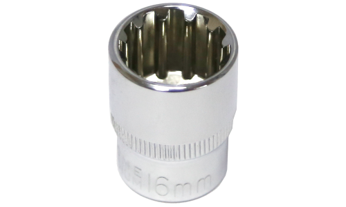 16mm x 3/8"Dr. Multi Lock Socket T&E Tools M5316