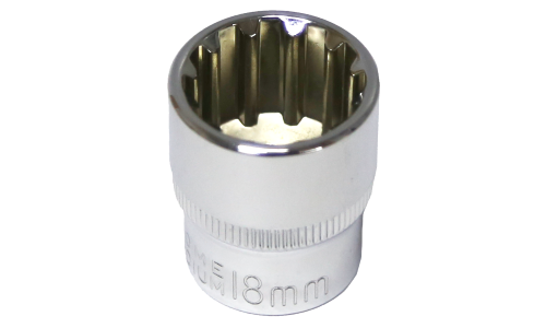 18mm x 3/8"Dr. Multi Lock Socket T&E Tools M5318