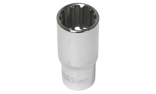 21mm x 3/8" Drive Deep Multi-Lock Socket T&E Tools M5321L