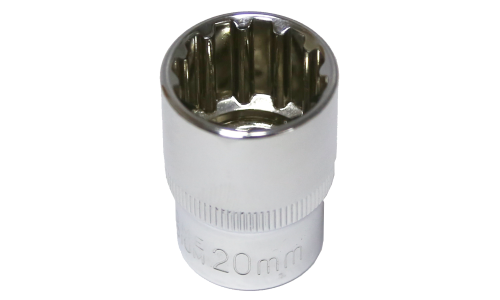 20mm x 1/2" Drive Multi-Lock Socket T&E Tools M5420