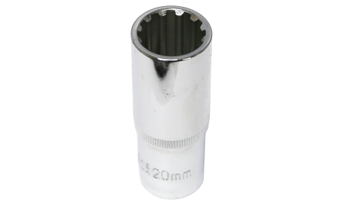 20mm x 1/2" Drive Deep Multi-Lock Socket T&E Tools M5420L