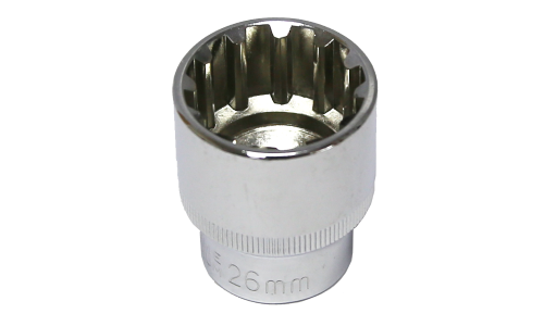 26mm x 1/2" Drive Multi-Lock Socket T&E Tools M5426