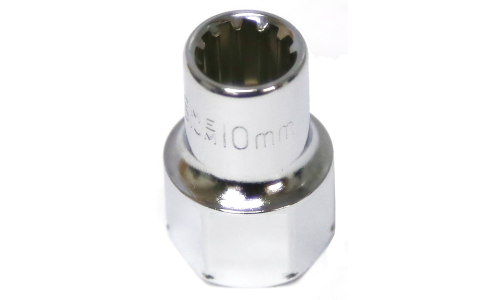 10mm x 19mm Drive Hole Thru Multi Lock Socket T&E Tools M5510