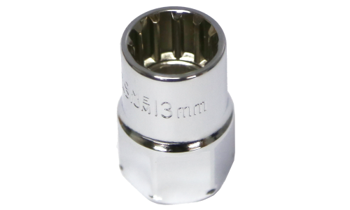 13mm x 19mm Drive Hole Thru Multi Lock Socket T&E Tools M5513