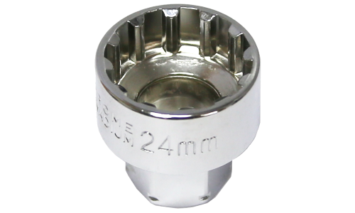 24mm x 19mm Drive Hole Thru Multi Lock Socket T&E Tools M5524