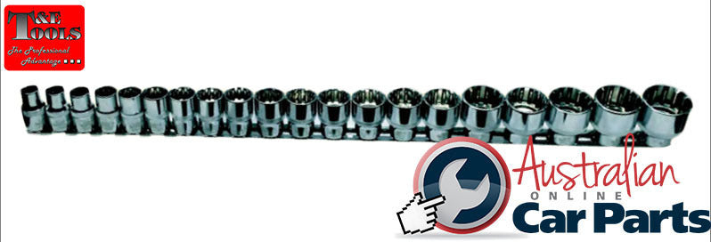 Multi-Lock Socket 1/2" Drive 20 Pce Set T&E Tools M94220