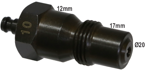 M24 x 2.00mm x 47mm Injector Type Diesel Comp. Adaptor T&E Tools OT010