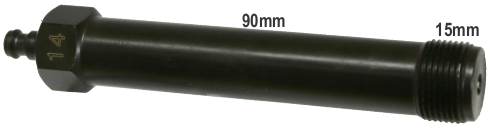 M22 x 1.50mm x 110mm Injector Type Diesel Comp. Adaptor T&E Tools OT014