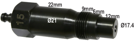 M24 x 1.50mm x 49mm Injector Type Diesel Comp. Adaptor T&E Tools OT015