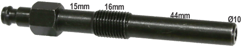 M12 x 1.25mm x 75mm Glow plug Diesel Comp. Adaptor T&E Tools OT041
