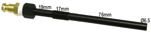 M8 x 1.00mm x 112mm Diesel Glow Plug Adaptor T&E Tools OT055