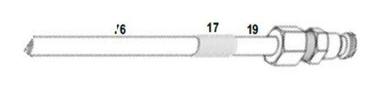 M8 x 1.00mm x 112mm Diesel Glow Plug Adaptor T&E Tools OT055