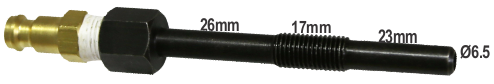 M8 x 1.00mm x 66mm Diesel Glow Plug Adaptor T&E Tools OT069