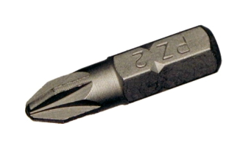 #2 Pozidriv x 1/4" Hex Insert Bit T&E Tools P1202