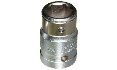 14mm Hex x 1/2" Square Drive Adaptor T&E Tools P1412