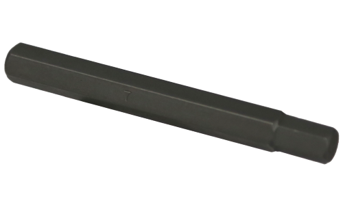7mm In-Hex x 5/16" Hex Bit 75mm Long T&E Tools P3027